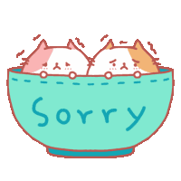 Apology Excuse Me Sticker