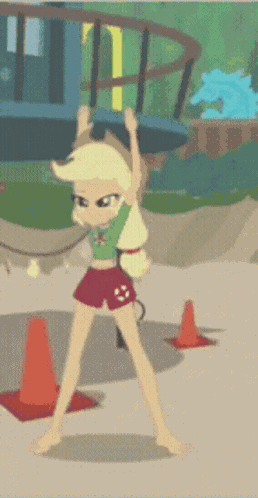 Applejack Equestria Girls GIF