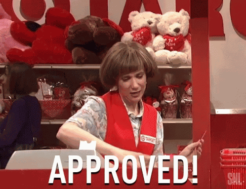 Approved Target Lady GIF