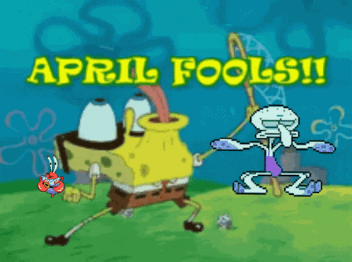 April Fools Spongebob GIF