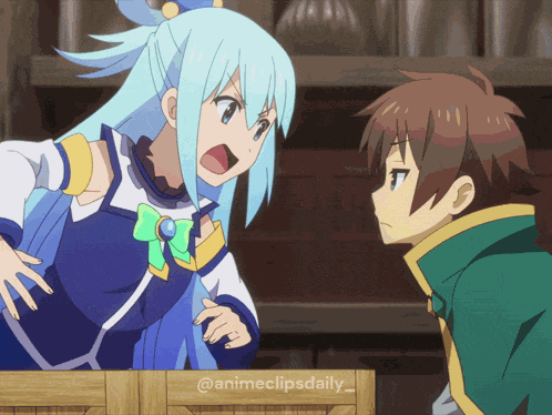 Aqua Aqua Konosuba GIF