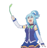 Aqua Konosuba Sticker
