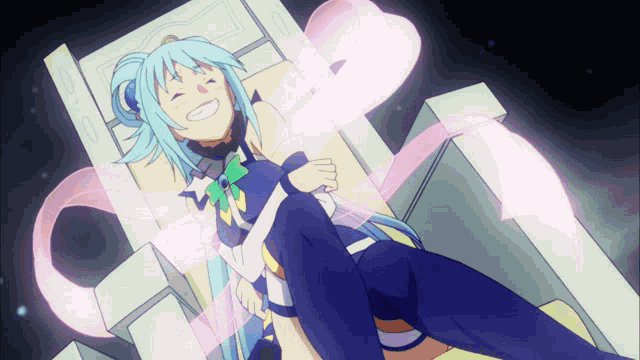 Aqua The Goddess Konosuba GIF