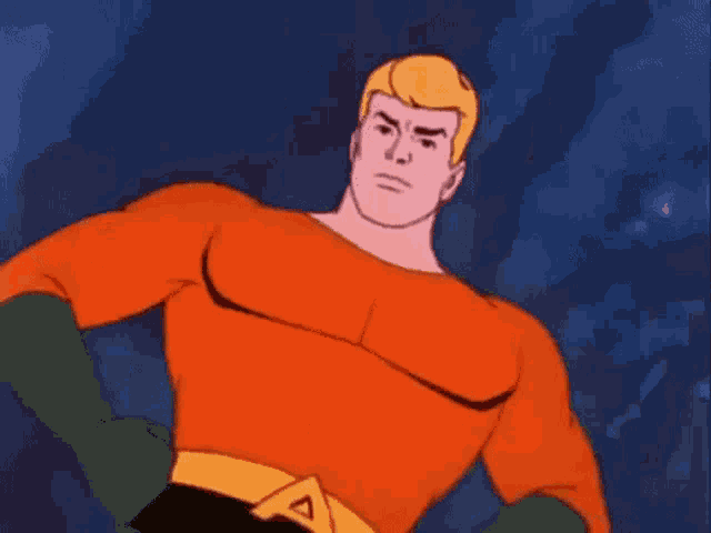 Aquaman Stern Look GIF