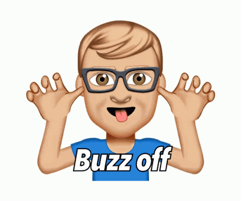 Ar Emoji Buzz Off GIF