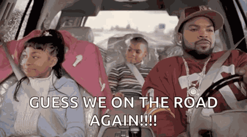 Are We There Yet Road Trip GIF
