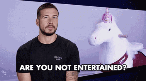 Are You Entertained Are You Amused GIF