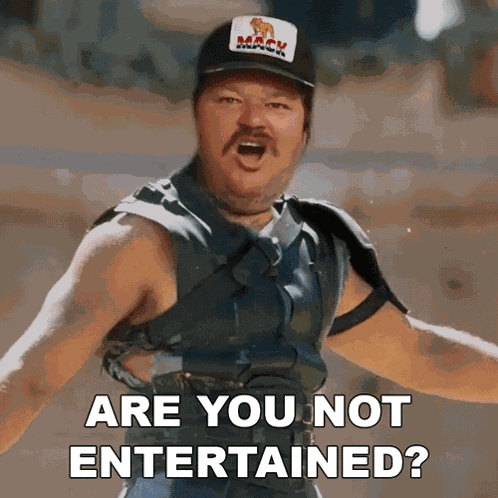 Are You Not Entertained Matty Matheson GIF