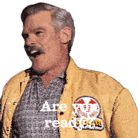 Are You Ready Dick Dunphy Sticker