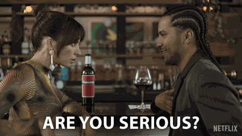 Are You Serious Santi GIF