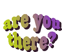 Are You There Hello Sticker