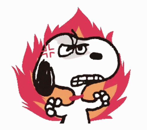 Argh Snoopy GIF