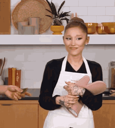 Ariana Grande Nyt Cooking GIF