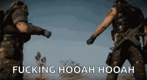 Army Fist Bump GIF