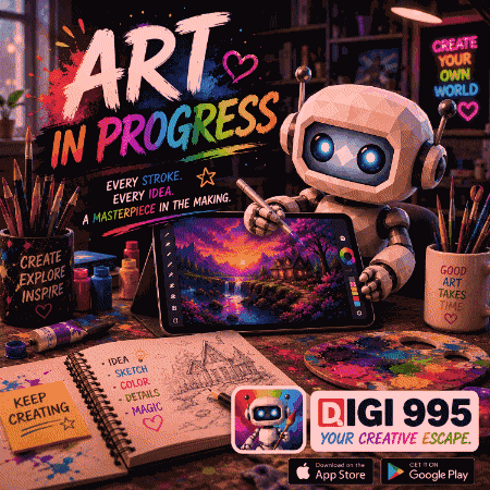 Art In Progress Work In Progress GIF
