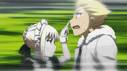 Artoria Pendragon Gilgamesh GIF