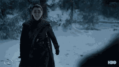 Arya And Jon Hug Re United GIF