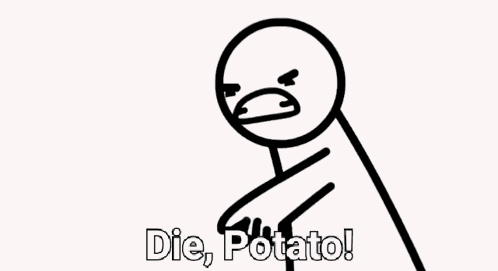 Asdf Movie Die Potato GIF