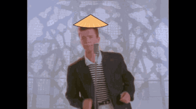 Asian Rick Roll GIF