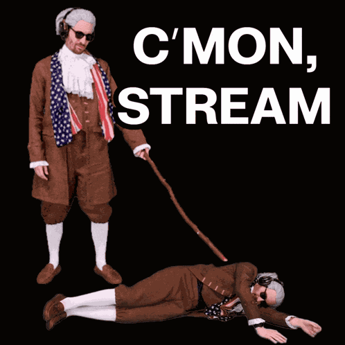 Asking To Stream Ben Franklin Streamer GIF