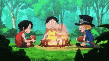 Asl Ace Sabo Luffy GIF