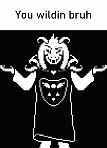 Asriel Shrug GIF