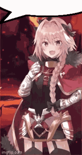 Astolfo Bubble Text Bubble Chat GIF