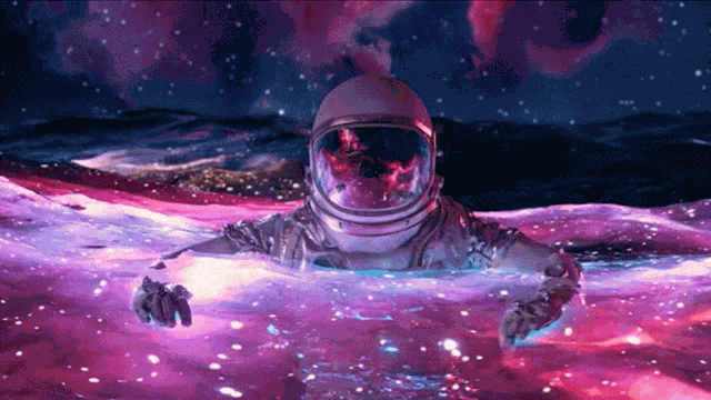 Astronaut Space GIF