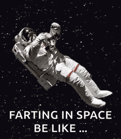 Astronaut Spinning GIF