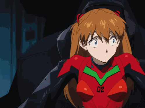 Asuka Neon Genesis Evangelion GIF