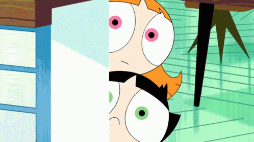 Asustadas Bellota GIF