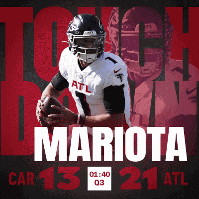 Atlanta Falcons (21) Vs. Carolina Panthers (13) Third Quarter GIF