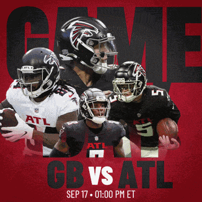 Atlanta Falcons Vs. Green Bay Packers Pre Game GIF