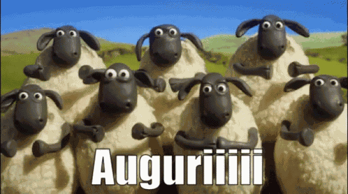 Auguriiiii Compleanno Onomstico Laurea Battesimo Comunione Complimenti Congratulazioni GIF