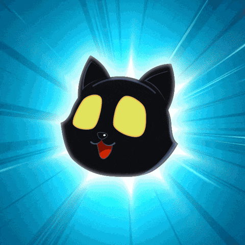 Aura Black Cat GIF