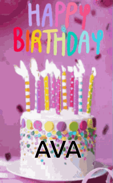 Ava Birthday GIF
