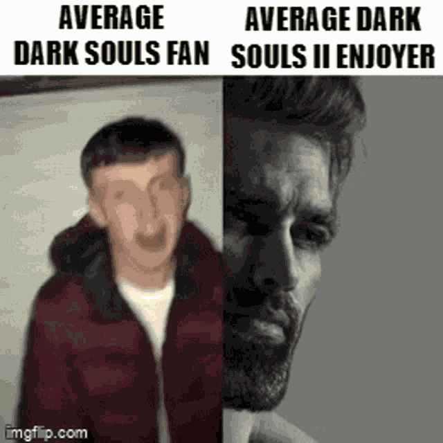 Average Dark Soul Fan Vs Average Dark Soul Ii Enjoyer GIF