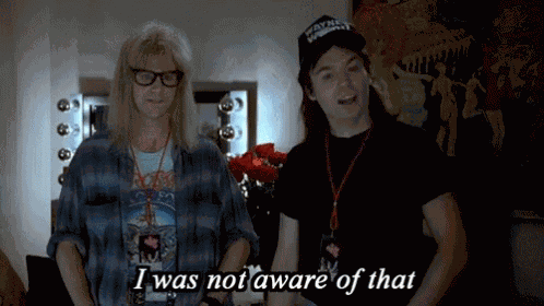 Aware Was Not GIF