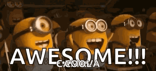 Awesome Minions GIF