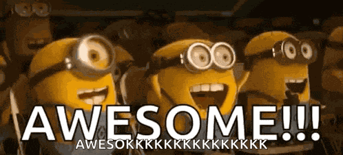 Awesome Minions GIF