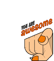 Awesome You Are Awesome Sticker