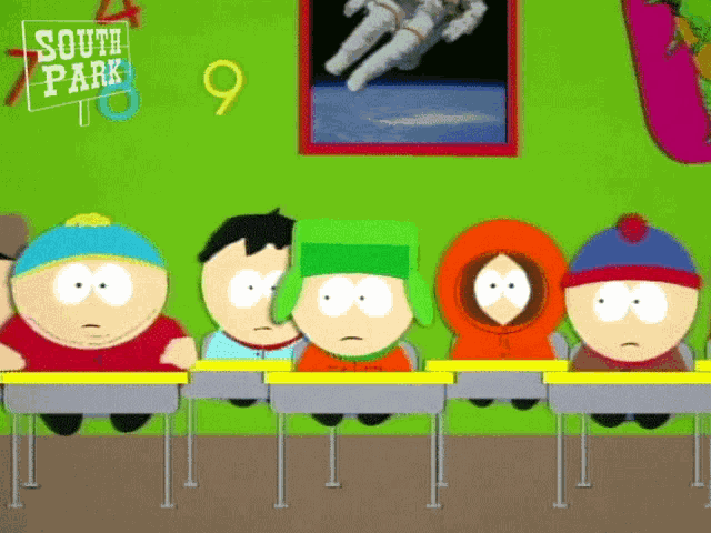 Awkward Silence Eric Cartman GIF