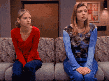 Awkward Silence Tara And Buffy GIF