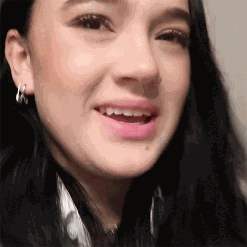 Awkward Smile Fiona Frills GIF