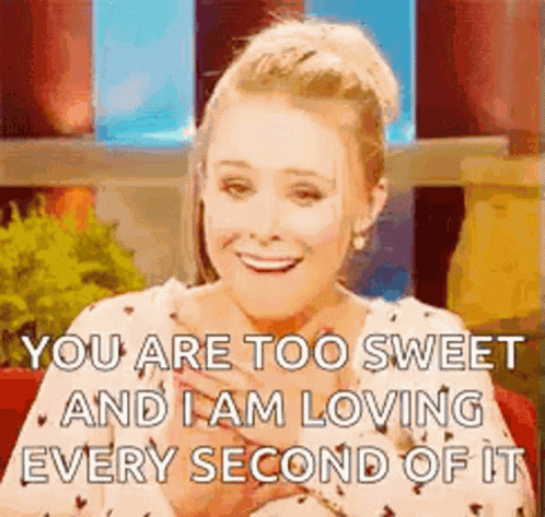 Aww Kristen Bell GIF