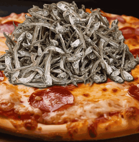 Azalea22 Anchovies On Pizza GIF