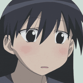 Azumanga Daioh Happy Blush GIF