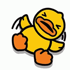 B Duck Emoticon GIF