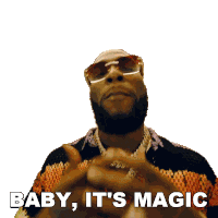 Baby Its Magic Burna Boy Sticker