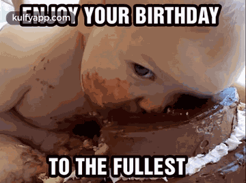 Baby On Cake .Gif GIF